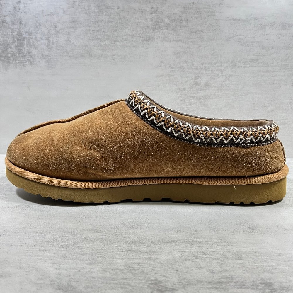 Ugg Tasman Suede Sheepskin Slippers - Men's Size 11 - Picture 5 of 9